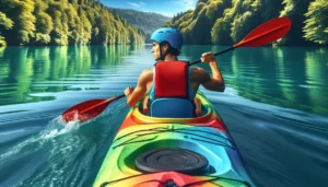 Sitting in a Kayak